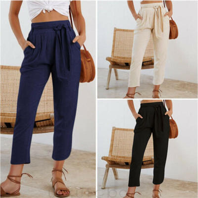 Ladies Women Cropped Stretch Casual Capri Trousers 34 Thick Legging Long Pants
Ladies Women Cropped Stretch Casual Capri Trousers 34 Thick Legging Long Pants