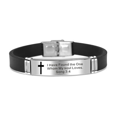 15 Styles Religious Cross Jesus Scripture Quote Christian Bible Verse Carved Inspiring Faith Silicone Bracelets
15 Styles Religious Cross Jesus Scripture Quote Christian Bible Verse Carved Inspiring Faith Silicone Bracelets