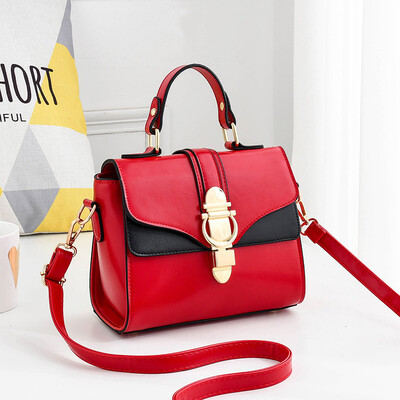 On the new small bag womens fashion color matching simple small ck messenger bag Korean shoulder bag foreign style 
On the new small bag womens fashion color matching simple small ck messenger bag Korean shoulder bag foreign style