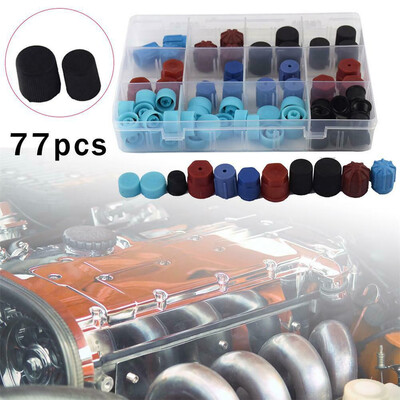 Tailored 77P Universal AC R134a R12 High Low Side Valve Core Service Port Dust Cap Set
Tailored 77P Universal AC R134a R12 High Low Side Valve Core Service Port Dust Cap Set