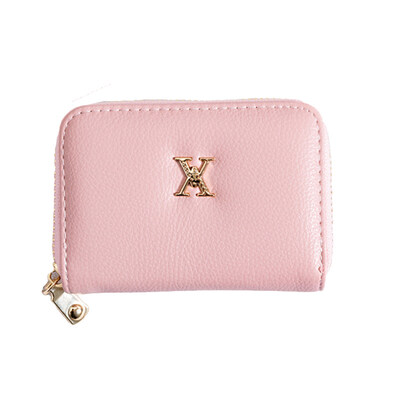 Women Solid Color Letter X Short Wallet Multi Slots Card Holder Clutch Purse 
Women Solid Color Letter X Short Wallet Multi Slots Card Holder Clutch Purse