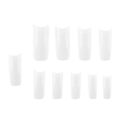 500pcs Natural French False Acrylic UV Gel Half Nail Art Tips Tools Set