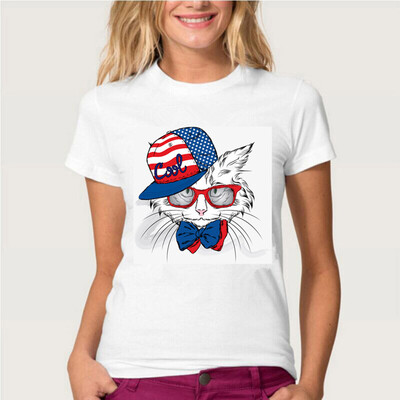 Starmoon Women Cute Cartoon Cat Sprouting Print Round Neck Short Sleeved White T-shirt
Starmoon Women Cute Cartoon Cat Sprouting Print Round Neck Short Sleeved White T-shirt
