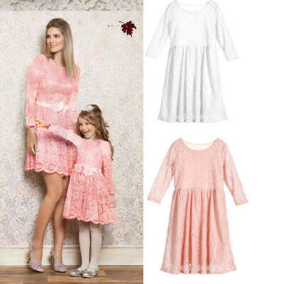 Family Matching Outfits Mother And Daughter Clothes Dress Baby Girls Lace Shirts
Family Matching Outfits Mother And Daughter Clothes Dress Baby Girls Lace Shirts