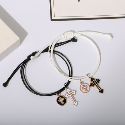 2PcsSet Couple Bracelet Stitching Heart Bracelets Women Men Cute Cat Pendant Bracelets Valentines Day For Lovers Gifts Beautiful
2PcsSet Couple Bracelet Stitching Heart Bracelets Women Men Cute Cat Pendant Bracelets Valentines Day For Lovers Gifts Beautiful