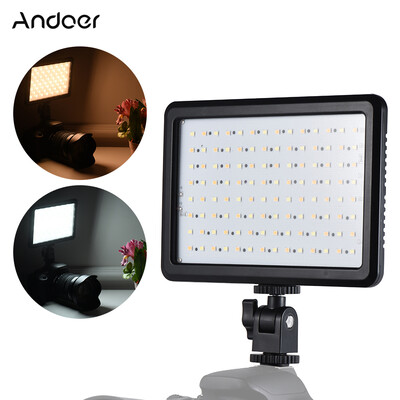 Andoer PT-112 Super Slim LED Light Panel Camera Camcorder Video Lighting Dimmable Brightness Bi-color Temperature 3200K-5600K for
Andoer PT-112 Super Slim LED Light Panel Camera Camcorder Video Lighting Dimmable Brightness Bi-color Temperature 3200K-5600K for