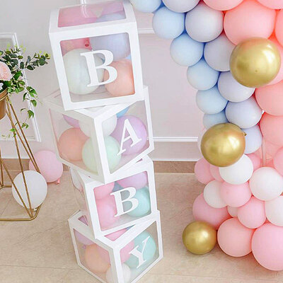 Baby Shower Boy Girl Transparent Box Baby Shower Decoration Baby Christening Birthday Party Decor Cardboard Box Baby Shower Gift
Baby Shower Boy Girl Transparent Box Baby Shower Decoration Baby Christening Birthday Party Decor Cardboard Box Baby Shower Gift