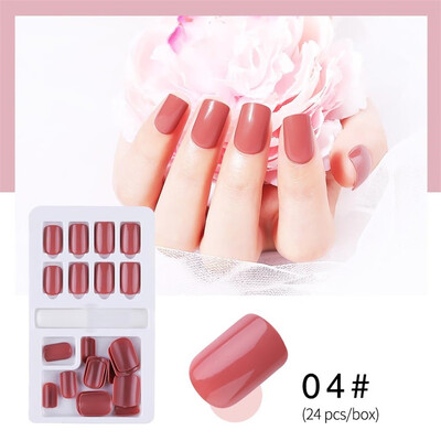 Toponeto Finished Nail Patches 24Pcs Boxed Removable Repeated Use Of fake Nail Patches
Toponeto Finished Nail Patches 24Pcs Boxed Removable Repeated Use Of fake Nail Patches
