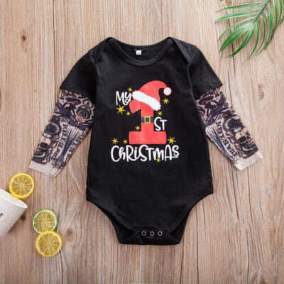 US MY FIRST CHRISTMAS Baby Boy Girl Romper Jumpsuit Newborn Kids Outfits Clothes
US MY FIRST CHRISTMAS Baby Boy Girl Romper Jumpsuit Newborn Kids Outfits Clothes