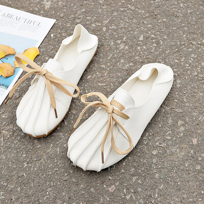 Bean shoes women 2019 spring new Joker Korean version of flat-bottomed shoes students wear two sets of feet without heel half drag
Bean shoes women 2019 spring new Joker Korean version of flat-bottomed shoes students wear two sets of feet without heel half drag