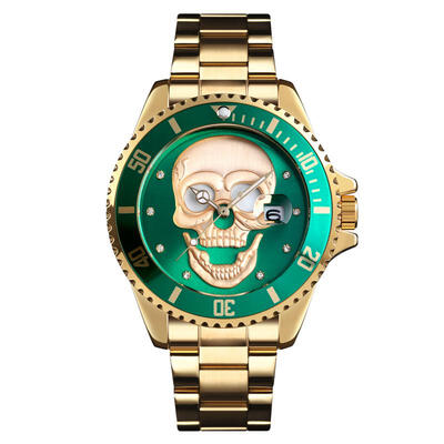 Skmei 9195 Luxury Stainless Steel Watch Mens Water Resistant Quartz Watches Clock Men Creative Chronograph Relogio Masculino
Skmei 9195 Luxury Stainless Steel Watch Mens Water Resistant Quartz Watches Clock Men Creative Chronograph Relogio Masculino