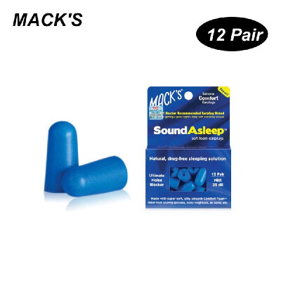 MACKS 12 Pair Anti-noise Foam Earplugs Washable Professional Soundproof Ear Plugs for Sleeping Working Travelling Shooting Hearin
MACKS 12 Pair Anti-noise Foam Earplugs Washable Professional Soundproof Ear Plugs for Sleeping Working Travelling Shooting Hearin