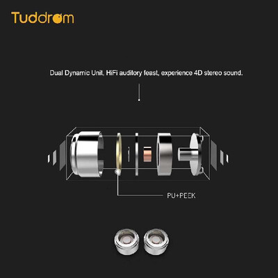 Tuddrom H3 35mm Wired Headphones Dual Dynamic Headset In-Ear Music Earphone with Mic for iPhone Xiaomi Android Smart Phone
Tuddrom H3 35mm Wired Headphones Dual Dynamic Headset In-Ear Music Earphone with Mic for iPhone Xiaomi Android Smart Phone