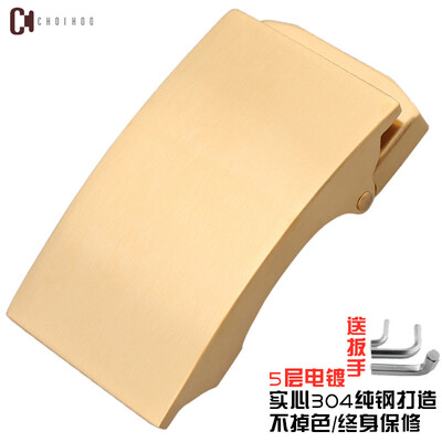 Steel buckle mens belt head automatic buckle belt buckle belt buckle 304 stainless steel mens belt lead 33 35CM
Steel buckle mens belt head automatic buckle belt buckle belt buckle 304 stainless steel mens belt lead 33 35CM