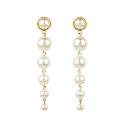 Luxury Big Natural Pearl Long Earrings for Women Pearls String Statement Jewelry Trendy Elegant Engagement Party Wedding Gift
Luxury Big Natural Pearl Long Earrings for Women Pearls String Statement Jewelry Trendy Elegant Engagement Party Wedding Gift