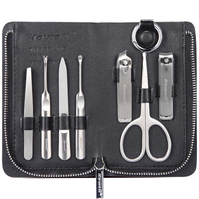 Korea Kowell Han Kewei nail clipper import stainless steel nail clippers personal care repair capacity combination 7 piece set KC713 black
Korea Kowell Han Kewei nail clipper import stainless steel nail clippers personal care repair capacity combination 7 piece set KC713 black
