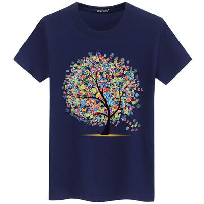 Mens T-shirt Cotton Hip Hop T-shirt Tree Print Casual Fashion T-shirt Mens Short-sleeved Personality Funny T-shirt
Mens T-shirt Cotton Hip Hop T-shirt Tree Print Casual Fashion T-shirt Mens Short-sleeved Personality Funny T-shirt
