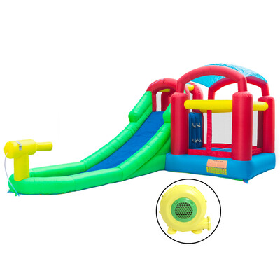 Ktaxon 2244 x 1392 x 984" Inflatable Moonwalk Water Slide Pool Bounce House Jumper Bouncer Castle with 680W Air Blower
Ktaxon 2244 x 1392 x 984" Inflatable Moonwalk Water Slide Pool Bounce House Jumper Bouncer Castle with 680W Air Blower