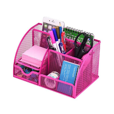 7 Storage Compartments Multi-functional Mesh Desk Organizer Pen Holder Stationery Storage Container Box Collection Office School
7 Storage Compartments Multi-functional Mesh Desk Organizer Pen Holder Stationery Storage Container Box Collection Office School