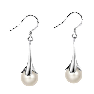 Fashion Trumpet Flower Faux Moonstone Long Dangle Women Hook Earrings Jewelry 
Fashion Trumpet Flower Faux Moonstone Long Dangle Women Hook Earrings Jewelry