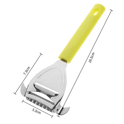Dual-Purpose Stainless Steel Peeling Knife Grater with Easy To Use Plastic Handle