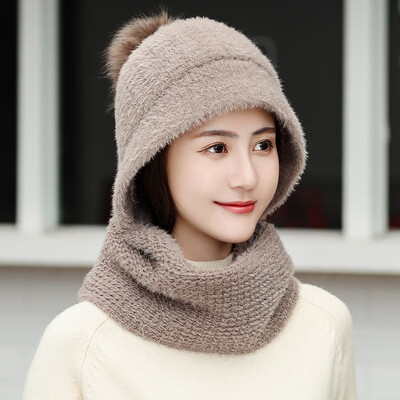 The new winter Korean version of knitted wool cap hat scarf one hat winter cycling cold ear protection wool cap
The new winter Korean version of knitted wool cap hat scarf one hat winter cycling cold ear protection wool cap