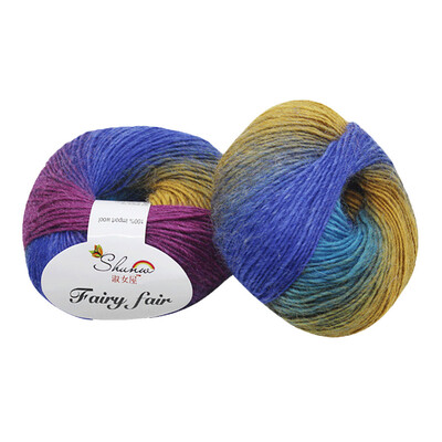 Gobestart 1pc 50g Chunky Hand-woven Rainbow Colorful Knitting Scores Wool Blend Yarn
Gobestart 1pc 50g Chunky Hand-woven Rainbow Colorful Knitting Scores Wool Blend Yarn
