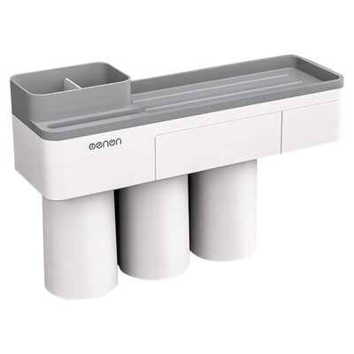 Menen Toothbrush Rack Wall Mounted Toothbrush Holder Toothbrush Cup Organizer Toothbrush Slots Toothbrush Storage Rack for Washroo
Menen Toothbrush Rack Wall Mounted Toothbrush Holder Toothbrush Cup Organizer Toothbrush Slots Toothbrush Storage Rack for Washroo