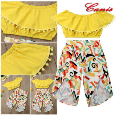 Toddler Kids Baby Girls T-shirt TopsBell Bottoms Pants Outfits Clothes 2PCS Set
Toddler Kids Baby Girls T-shirt TopsBell Bottoms Pants Outfits Clothes 2PCS Set