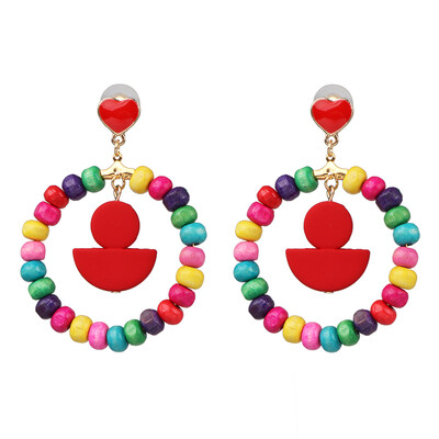 2019 Handmade Boho Geometric Statement Earrings for Women Vintage Resin Beads Earrings Wedding Party Gifts Bijoux
2019 Handmade Boho Geometric Statement Earrings for Women Vintage Resin Beads Earrings Wedding Party Gifts Bijoux