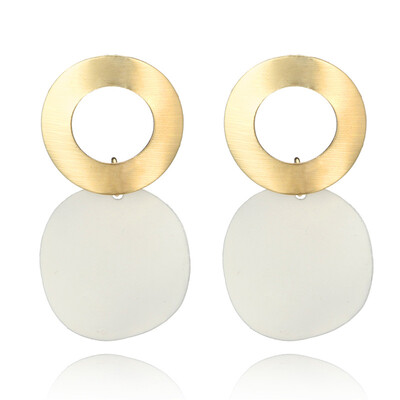 EK801 Unique Elegant Round Metal Earrings for Women New Geometric Alloy Statement Earrings Fashion Jewelry Gift 3 Colors
EK801 Unique Elegant Round Metal Earrings for Women New Geometric Alloy Statement Earrings Fashion Jewelry Gift 3 Colors