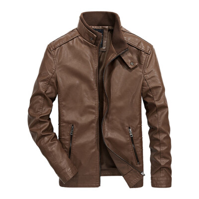 Gobestart Mens Autumn Winter Casual Long Sleeve Stand Zipper Leather Jacket Outwear Blouse
Gobestart Mens Autumn Winter Casual Long Sleeve Stand Zipper Leather Jacket Outwear Blouse