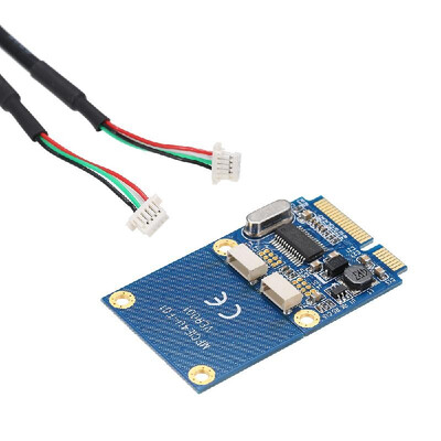 Mini PCI-E to Dual USB Adapter MINI PCIe to 2 Ports USB20 Converter Card Expansion Card
Mini PCI-E to Dual USB Adapter MINI PCIe to 2 Ports USB20 Converter Card Expansion Card
