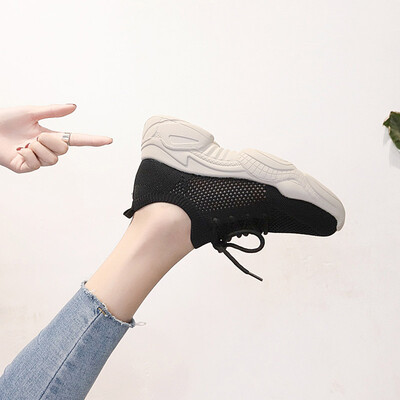 Summer net surface breathable hollowed-out sports shoes 100 leisure ins super hot father shoes women tide
Summer net surface breathable hollowed-out sports shoes 100 leisure ins super hot father shoes women tide