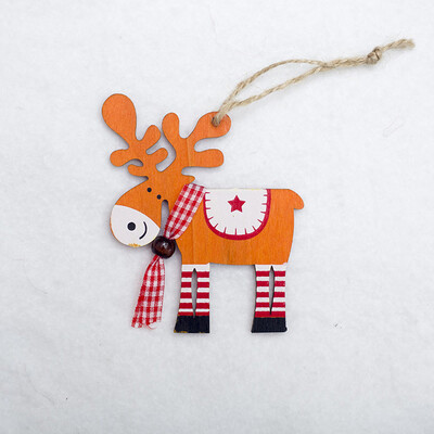 Toponeto Painted Wood Elk Pendant Christmas Tree Decoration Xmas Decor Deer Ornaments
Toponeto Painted Wood Elk Pendant Christmas Tree Decoration Xmas Decor Deer Ornaments