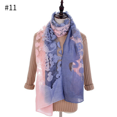Lace silk scarf cut flower embroidery large gradient color scarf hollowed out organza cotton scarf sunscreen shawl
Lace silk scarf cut flower embroidery large gradient color scarf hollowed out organza cotton scarf sunscreen shawl