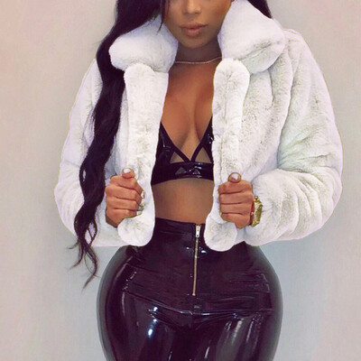 Roseonmyhand Fashion Women Coat Fluffy Fleece Turn-down Collar Faux Fur Top Short Loose Coat
Roseonmyhand Fashion Women Coat Fluffy Fleece Turn-down Collar Faux Fur Top Short Loose Coat