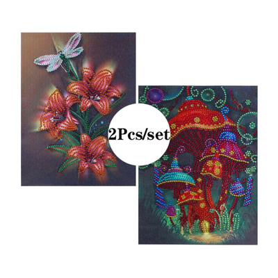 Siaonvr 2PcsSet Special Shaped Diamond Painting DIY 5D Partial Drill Cross Stitch Kits
Siaonvr 2PcsSet Special Shaped Diamond Painting DIY 5D Partial Drill Cross Stitch Kits