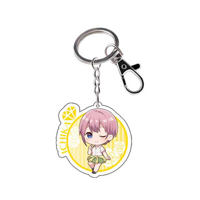 CAR-TOBBY Anime The Quintessential Quintuplets Nakano Miku Acrylic Keychain Decor