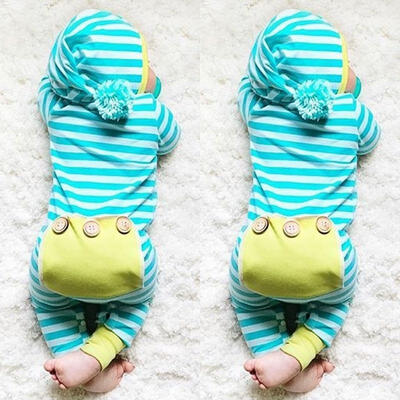 Newborn Infant Baby Boys Girls Romper Bodysuit Jumpsuit Outfits Striped Clothes
Newborn Infant Baby Boys Girls Romper Bodysuit Jumpsuit Outfits Striped Clothes