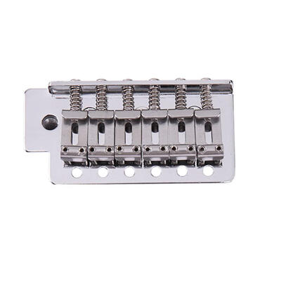 For Fd Strat 1 Set 6 Strings Chrome Guitar Tremolo Bridge With Bar New