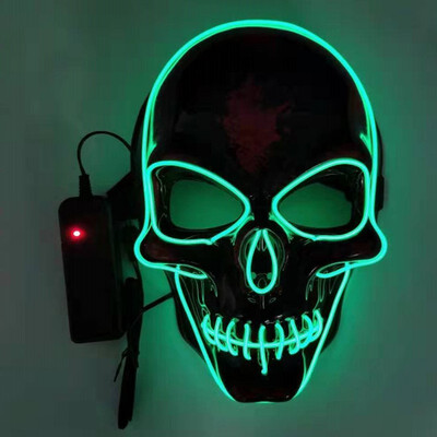 Skull Mask Halloween Party Masque Masquerade Masks Neon Maske Light Glow In The Dark Mascara Horror Maska Glowing Masker Purge
Skull Mask Halloween Party Masque Masquerade Masks Neon Maske Light Glow In The Dark Mascara Horror Maska Glowing Masker Purge