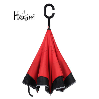 Double hand open reverse umbrella free-standing umbrella long handle large sunshade reflective strip side safety umbrella
Double hand open reverse umbrella free-standing umbrella long handle large sunshade reflective strip side safety umbrella