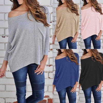 Oversize Lady Off Shoulder Batwing Sleeve Knit Sweater Tops Pullover Outwear
Oversize Lady Off Shoulder Batwing Sleeve Knit Sweater Tops Pullover Outwear