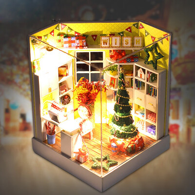 Gotoamei Wooden DIY Miniature House Furniture LED House Decorate Creative Christmas Gifts
Gotoamei Wooden DIY Miniature House Furniture LED House Decorate Creative Christmas Gifts