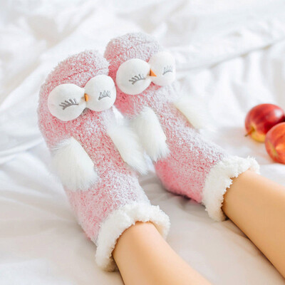 Women Girls Soft Fluffy Socks Owl Rabbit Cute Socks Warm Winter Cosy Lounge Bed Plush Socks
Women Girls Soft Fluffy Socks Owl Rabbit Cute Socks Warm Winter Cosy Lounge Bed Plush Socks