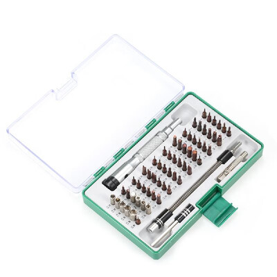 64 in 1 Precise Screwdriver Set with 60 Bit Magnetic Screwdriver Kit Professional Electronics Repair Tool with Flexible Shaft for
64 in 1 Precise Screwdriver Set with 60 Bit Magnetic Screwdriver Kit Professional Electronics Repair Tool with Flexible Shaft for