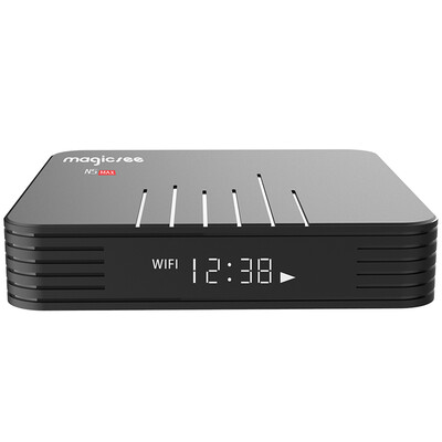 MAGICSEE N5 Max TV Box Android 90 Amlogic S905X2 24GHz 5GHz WiFi BT41 Support 4K H265
MAGICSEE N5 Max TV Box Android 90 Amlogic S905X2 24GHz 5GHz WiFi BT41 Support 4K H265