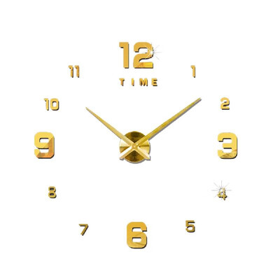 DIY Wall Clock Frameless 3D Mirror Wall Clock Large Mute Wall Stickers for Living Room Home Decorations
DIY Wall Clock Frameless 3D Mirror Wall Clock Large Mute Wall Stickers for Living Room Home Decorations