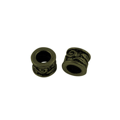 Large Hole Beads Alloy European Beads Antique Bronze Lead Free&Cadmium Free & Nickel Free Column
Large Hole Beads Alloy European Beads Antique Bronze Lead Free&Cadmium Free & Nickel Free Column
